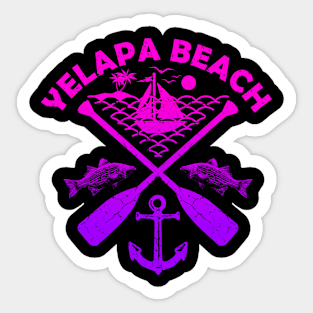 Yelapa Beach, Mexico, Boat Paddle Sticker